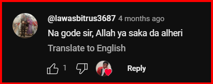 Community comment