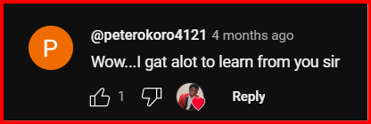 Community comment